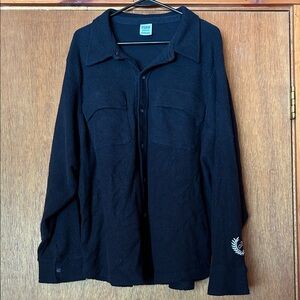 Pink women’s cozy button up